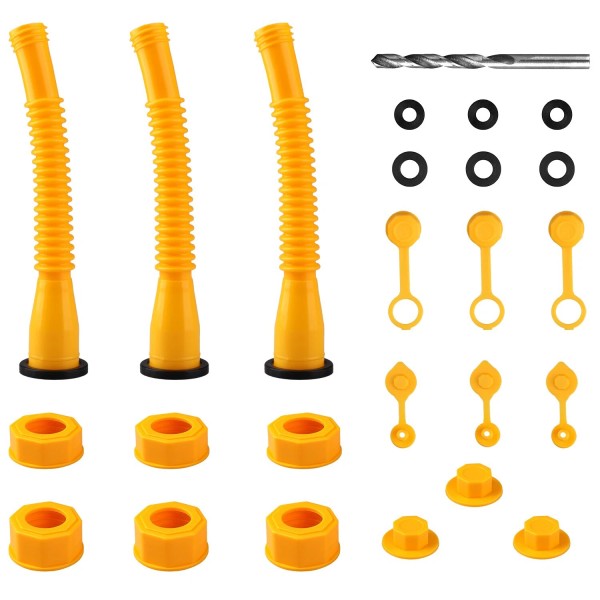 DONWELL 3 Sets Gas Can Nozzle Kit - Replacement Spout