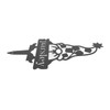 4Pcs Garden Gnome Plant Markers Durable Rustproof Decorative Metal Plant