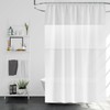 NEWHEY Cortina para baño con Ganchos Cortinas de Ducha 180×200CM