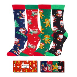 HAPPYPOP Christmas Gifts Stocking Socks for Teens - Secret Santa Gifts Xmas Stocking Stuffers for Teen Boys Girls