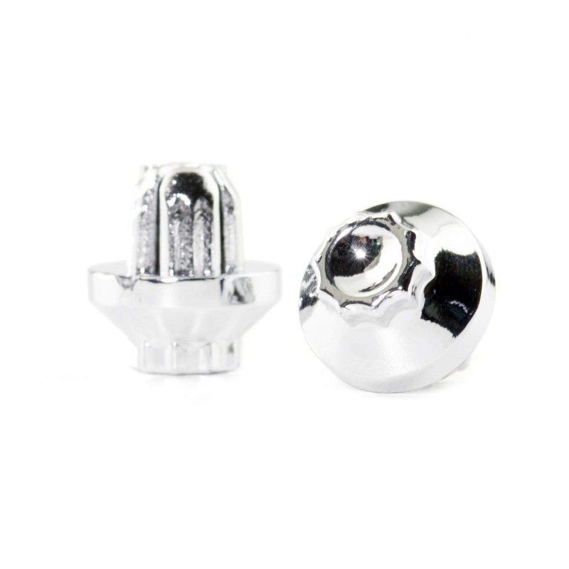 RTRHINOTUNING 50pcs Chrome Silver Universal Wheel Rim Lip Rivets Nuts