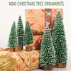 Fayavoo Mini Christmas Tree Bottle Brush Christmas Trees, 5Pcs Small