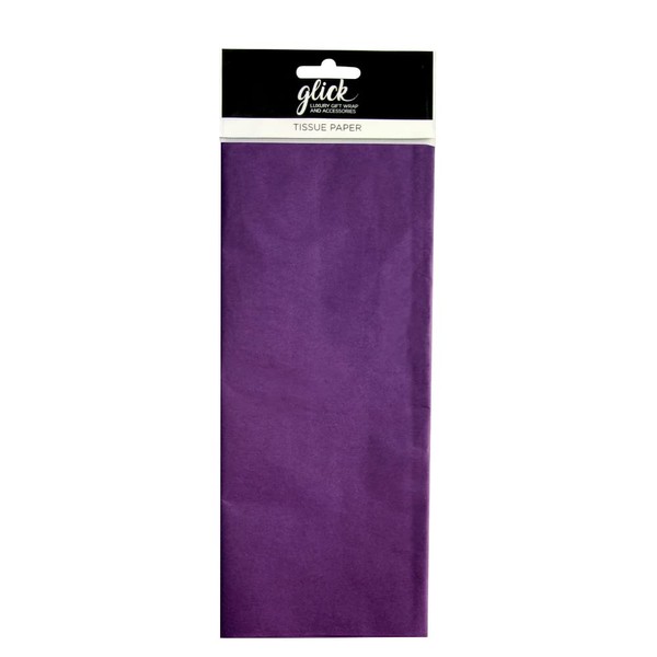 Glick 4 Sheets of Purple Violet Tissue Paper, Each Sheet
