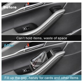 CDEFG Pack of 4 Compatible with Mazda 3 BP CX30 CX-30 2019-2023 2024 Car Storage Box Car Door CX-30 Box Covers Interior Storage Box CX30 Accessories (UK RHD Front & Rear) (Front Door + Back Door)