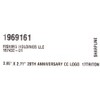 Triton Boat Raised Emblem Decal Sticker | 20th Anniversary