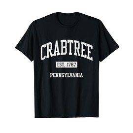 Crabtree Pennsylvania PA JS04 Vintage Athletic Sports T-Shirt