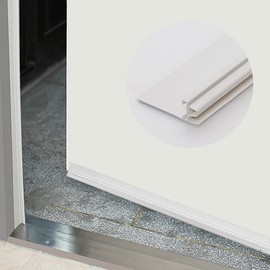 PVC Door Gap Seal Strip 1m - Draft Blocker for Entry, Room & Window Frames PVC Wood 1m 3ea