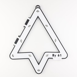 Southern Rec Supply Magic Rack Carrying Case Hard Template Sheet Holder/Carrier 9/10 Ball (White)