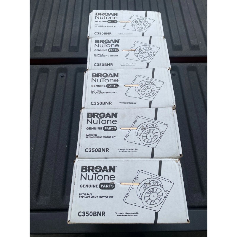 NuTone One (1) Broan NuTone C350BN Replacement Fan Motor Assembly