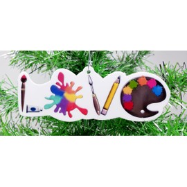 Artist Lover Art Love Christmas Ornament (A129)