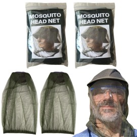 Anti Mosquito Kopf-Kescher,Gesichts-Ineinander greifen Net Kopfschutz-Netz,Mückenschutzhaube,Insektenschutz,für Outdoor Wandern Camping Klettern Wandern Moskito-Fliegen-Insekten-Wanze Verhütung