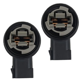 NOTISH Turn Signal Tail Light Bulb Socket Plug, Lamp Wiring Harness Plug Connectors Replacement, Compatible with Dodge Ram 1500 2009-2020 Ram 2500 3500 2010-2020 OEM# 68226719AA (Pack of 2) - Black