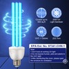 Qualirey 2 Pack UV Germicidal Light Bulb with Ozone, 25