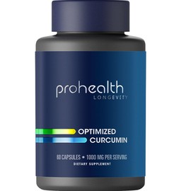 ProHealth Turmeric Curcumin Supplement: 285 Times More Bioavailable - Developed by Neuroscientists. 1000 mg Concentrated Longvida Curcumin Extract Per Serving (60 X 500mg Capsules Per Bottle)