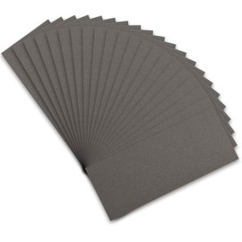 STEBRUAM 21 Sheets Sandpaper 600 Grits Fine Sandpaper, Wet and Dry Sandpaper for Cars Polishing Metals Walls Wood Furniture Sanding, Sand Paper 9x3.6 Inch