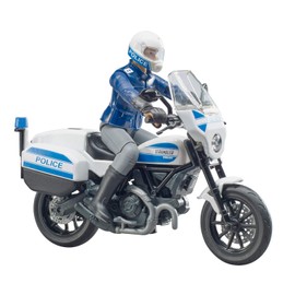 Bruder Scrambler Ducati Police Bike with Policeman