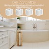 Geiserailie 4 Mega Rolls Extra Seagrass Toilet Paper Storage, Wicker