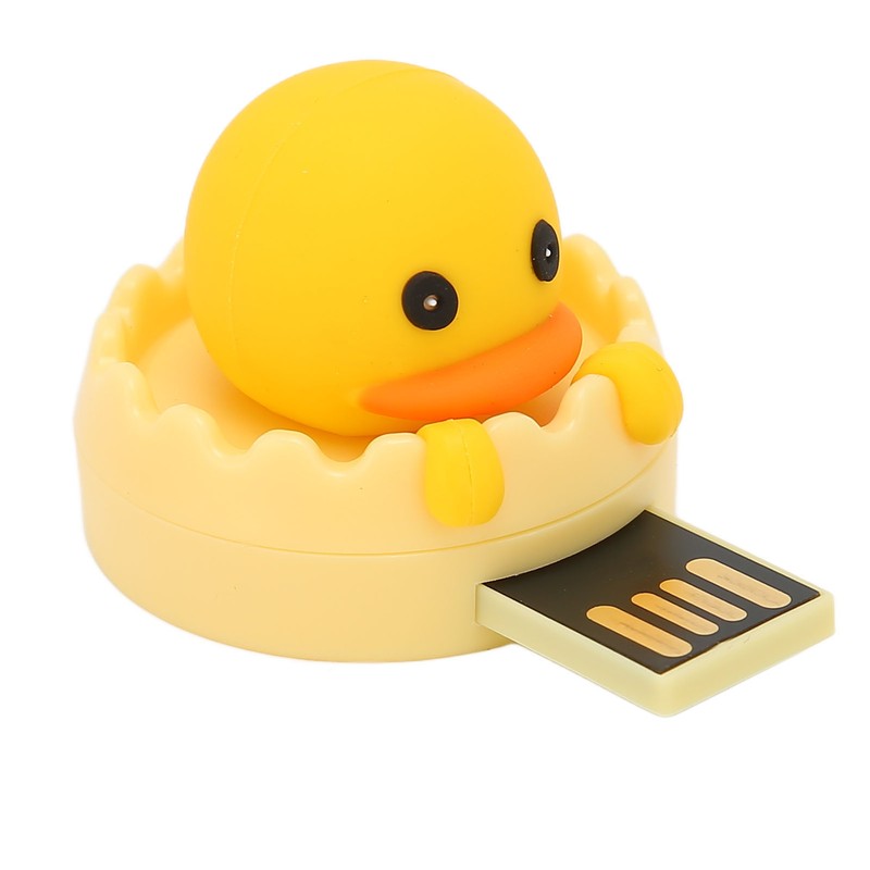 U DISK USB2.0 Interface Yellow Duck Cartoon Style Portable Electronic