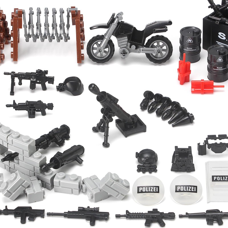 Feleph SWAT Equipment Pack City Army Toy Set for Special