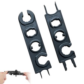 Snhauxinfa Pack of 2 MC4 Tools, Solar Plug Tool, Plug Solar Cable, Key Disassembly, This Release Tool Photovoltaic Plug Wrench, Solar Key Tool Universal