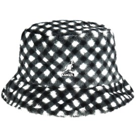 Kangol - Fishing Hats Packable Vinyle-Style, black-white