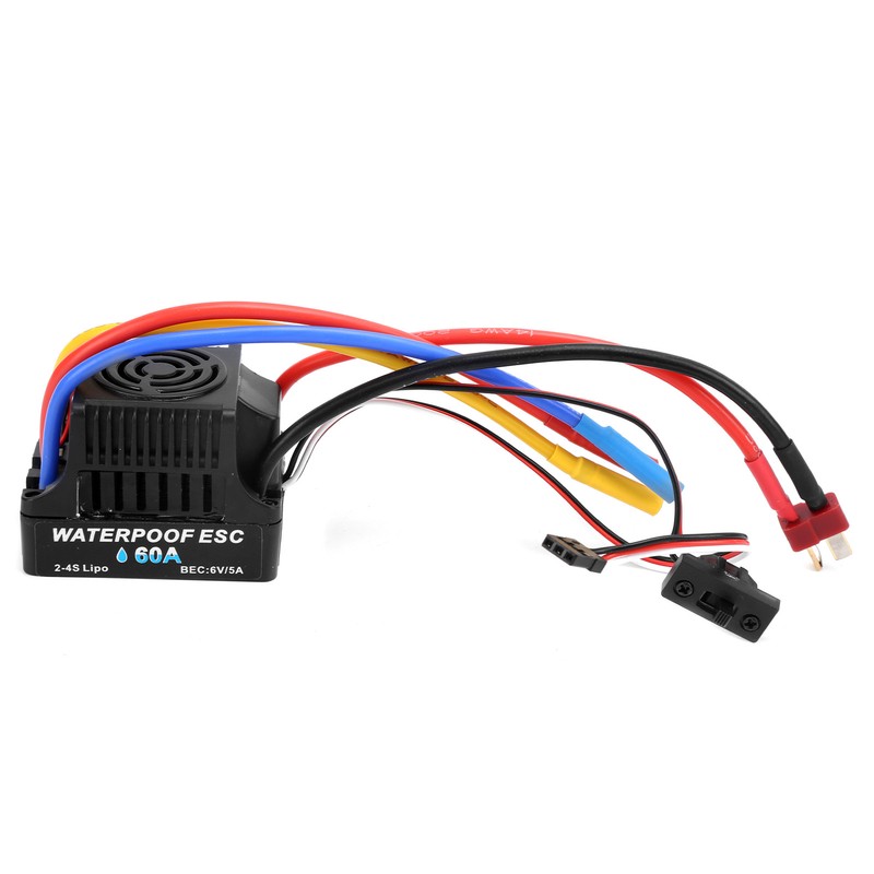 RC 60A Brushless Electronic Speed Controller ESC for 1/8 1/10
