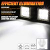 Auxbeam FA Series White Housing LED Pods, 3Inch 40W Spot