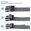 sourcing map Luggage Strap, 1.5m Length Adjustable Suitcase Belt with