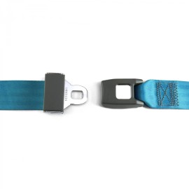 SeatBelts & Accessories Plus 2pt Electric Blue Lap Seat Belt Standard Buckle - Each