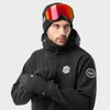 SIROKO Voss Mens Womens Thermal Control Ski Snow Mittens Black