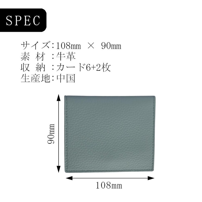 Site Specialty Thin Card Case, Cowhide Leather, Black