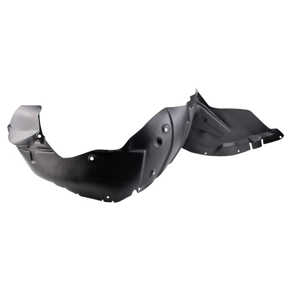 TRQ TRQ Front Right Inner Fender Liner Black Passenger Side