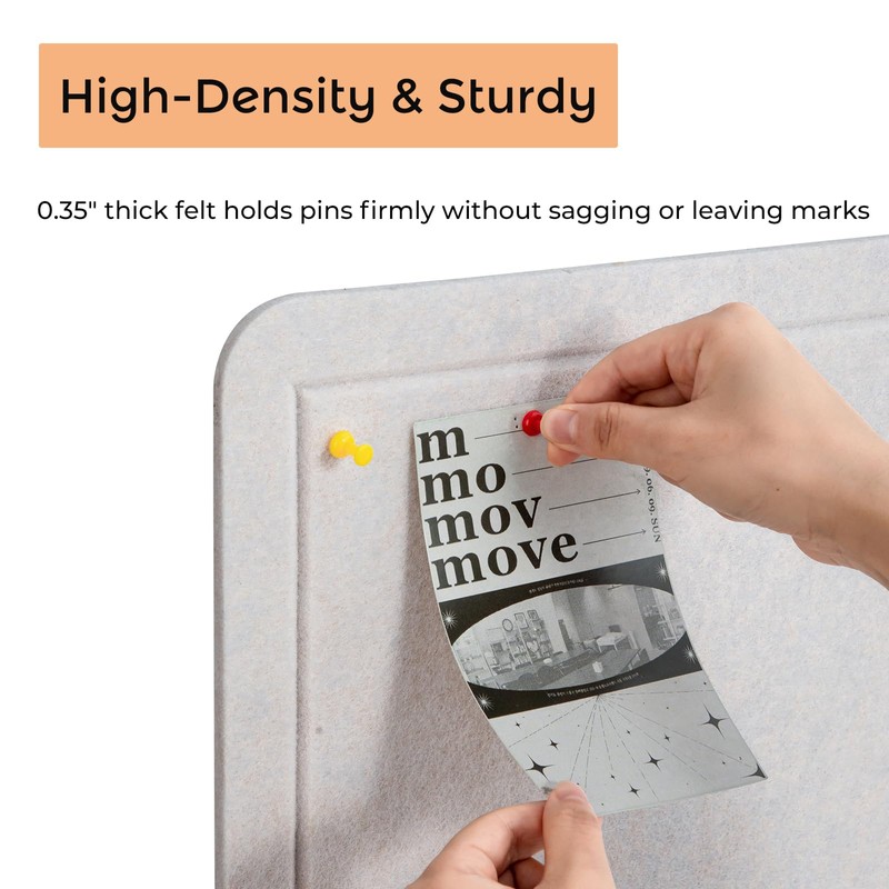 DexBoard 60 x 36 Inch Foldable Large Bulletin Board for