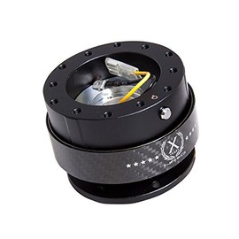 NRG Steering Wheel Quick Release Kit - Gen 2.0 - - Part # SRK-200CF (Black Body/Black Carbon Fiber Ring)