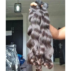 Wholesale Higher Grade Raw Hair Vietnamese Burmese Curly Hair Cambodian Natural Wave Hair One Donor Hair Weave Bundles Extensioncolor: 2x6 hd closure same texture to match your bundles, Stretched Length: 20 Inches
