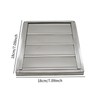 Qianly Louvered Vents Gable Vent with Screen Square Durability Effective