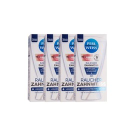 4 x Perlweiss Smoker Teeth Whiter Teeth 50 ml