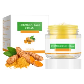 Turmeric Face Cream, Turmeric Moisturizing Face Cream for Women, Facial Cream for Soothing & Hydrating, Daily Face Moisturizer - All Skin Types, 50g/1.76 OZ