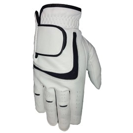 Custom Workshop Professional Full Leather Golf Glove (Right Hand (For Left Handed Golfer), Large)