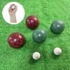 OUTOSS-Pallino for Bocce Ball Game,Boule Game,Jack for Petanque Game,Size-40mm(1.57In.),White-2 Packs
