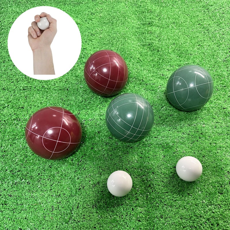 OUTOSS-Pallino for Bocce Ball Game,Boule Game,Jack for Petanque Game,Size-40mm(1.57In.),White-2 Packs