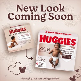 Huggies Size 3 Diapers, Skin Essentials Baby Diapers, Size 3 (16-28 lbs), 23 Count, Packaging May Vary