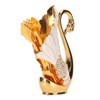 Coffee Dessert Spoon Holder Set Gold Swan Base Holder Coffee