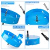 2-3/4 Inch Hole Saw, 70mm HSS Bi-Metal Hole Cutter with