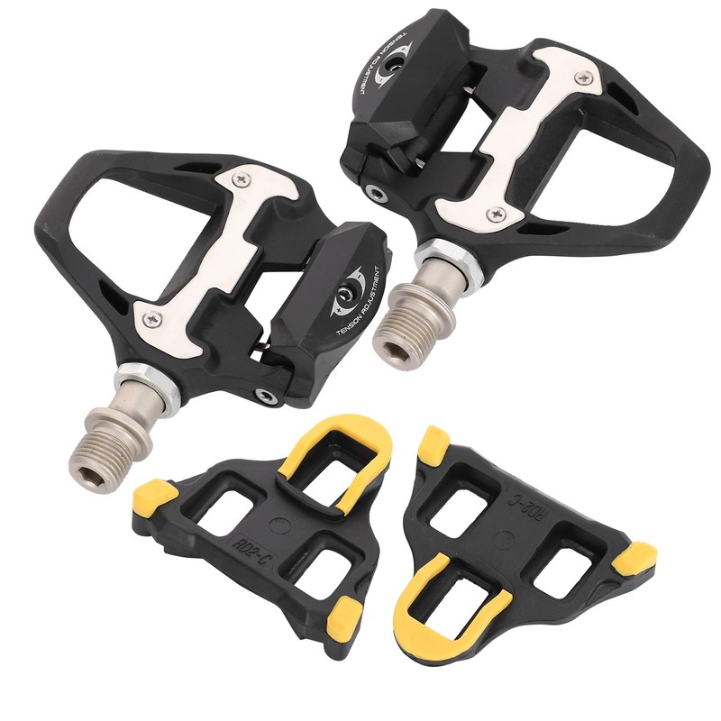 KIMISS Road Bike SL Self Locking Pedals Aluminum Alloy Cleats