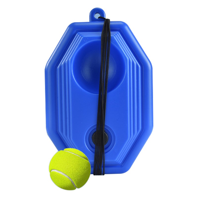 Single Tennis Trainer Tennis Rackets Rebound Base Tennis Balls Portable