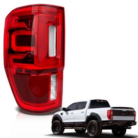 LED Tail Lights Compatible with 2019-2023 Ford Ranger XLT Lariat w/Blind Spot (Module NOT Included) Rear Brake Lamp Signal Assembly ‎Taillights Replace KB3Z13405G FO2800275 (Left Driver Side)