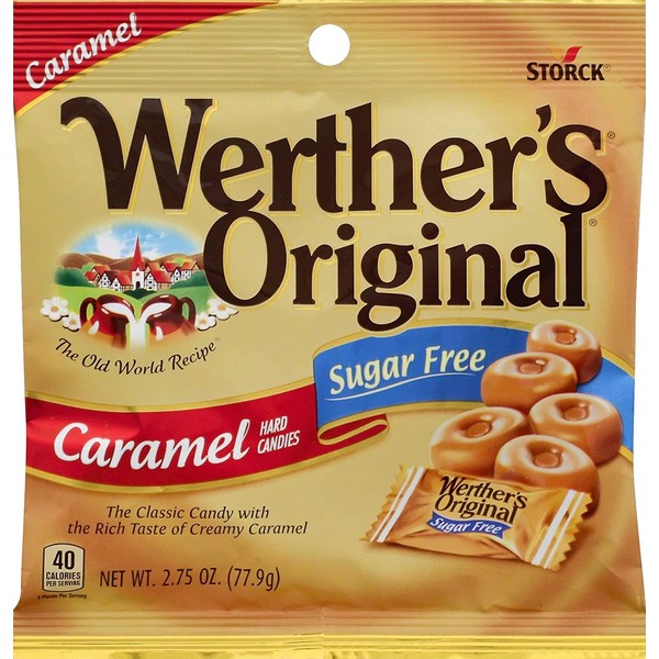 Werther's Original Hard Candy, Sugar-Free, (1) 2.75 oz Bag