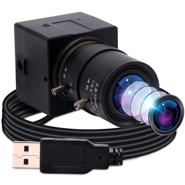 USB Camera ELP 1080P usb Webcam 2.8-12mm 4x with Varifocus