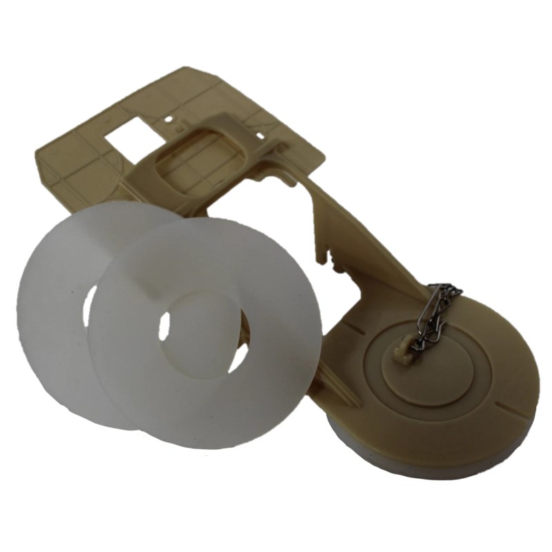 NUFLUSH Toto THU128 Flapper with Two Extra Silicone Seals